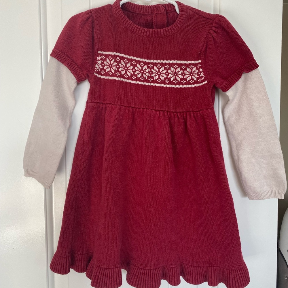 Snowflake sweater Dress